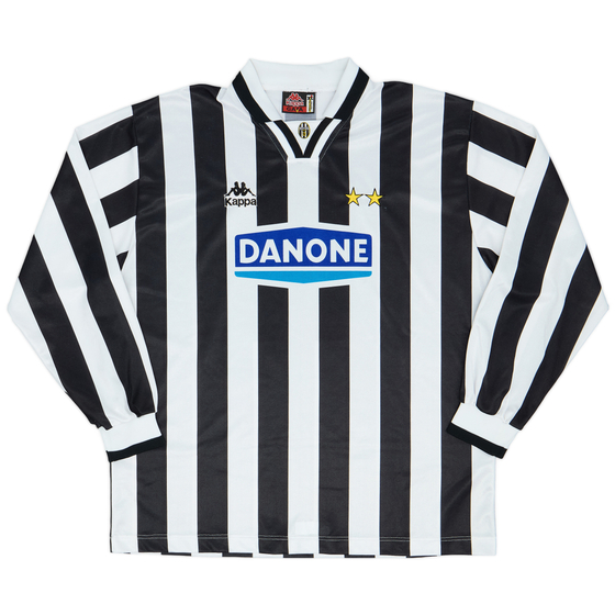 1994-95 Juventus Home L/S Shirt - 9/10 - (XL)