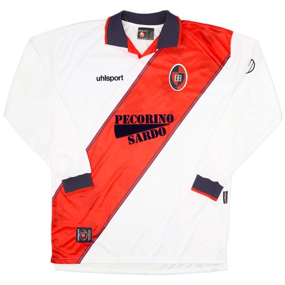 2000-01 Cagliari Away L/S Shirt - 9/10 - (XL)