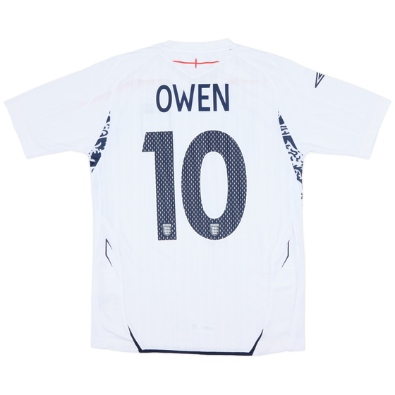 2007-09 England Home Shirt Owen #10 - 7/10 - (M)