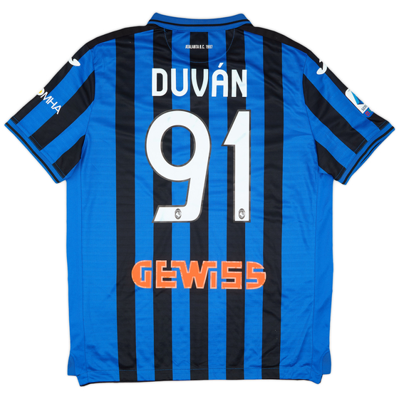 2019-20 Atalanta Home Shirt Duvan #91 (XXL)