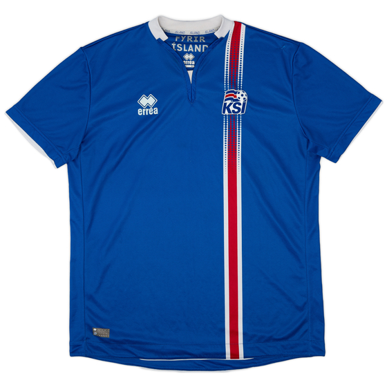 2016-18 Iceland Home Shirt - 8/10 - (XL)