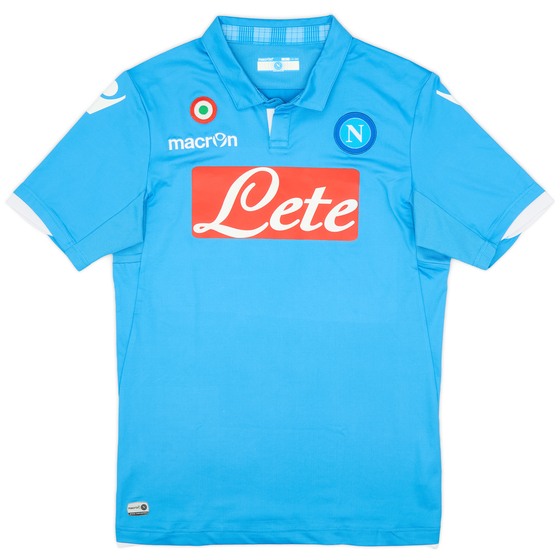 2014-15 Napoli Home Shirt - 7/10 - (XL)