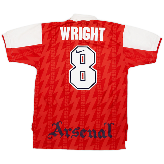 1994-96 Arsenal Home Shirt Wright #8 - 8/10 - (M)