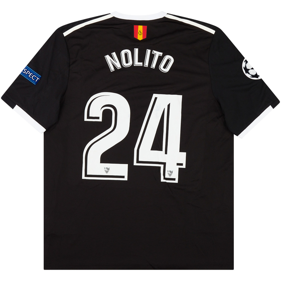 2017-18 Sevilla Match Issue Champions League Third Shirt Nolito #24 (v Man Utd)