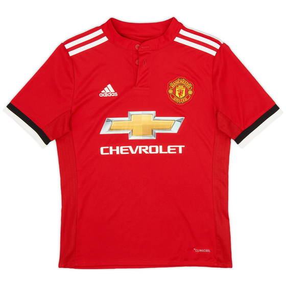 2017-18 Manchester United Home Shirt - 8/10 - (M.Boys)