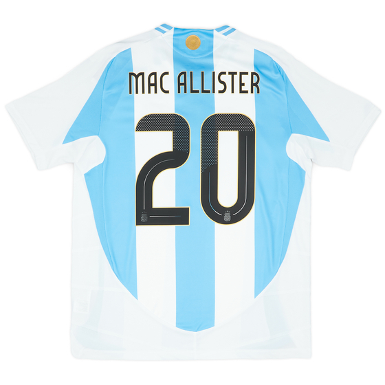 2024-25 Argentina Authentic Home Shirt Mac Allister #20