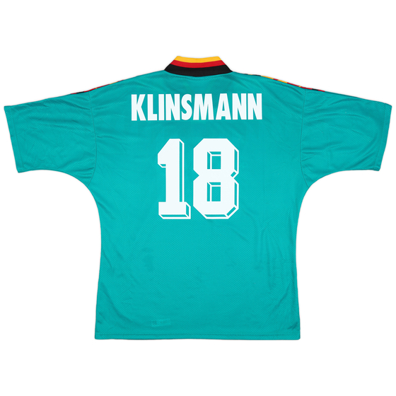 1994-96 Germany Away Shirt Klinsmann #18 - 7/10 - (XL)