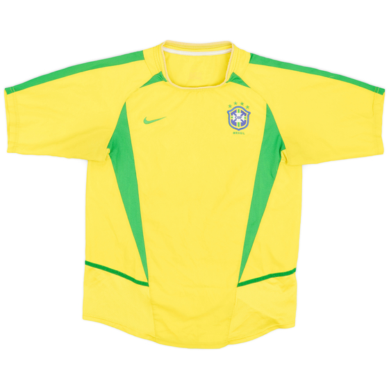 2002-04 Brazil Home Shirt - 5/10 - (M)