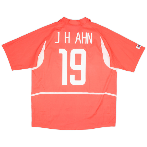2002-03 South Korea Home Shirt J.H.Ahn #19 - 8/10 - (XL)