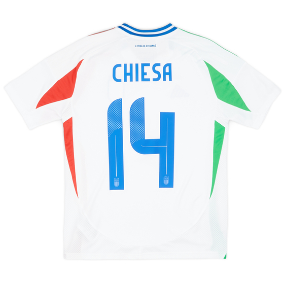 2024-25 Italy Away Shirt Chiesa #14 (Youths)