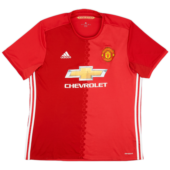 2016-17 Manchester United Home Shirt - 4/10 - (XL)