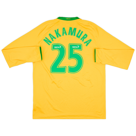 2008-09 Celtic Away L/S Shirt Nakamura #25 - 9/10 - (L)
