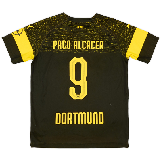 2018-19 Borussia Dortmund Away Shirt Paco Alcacer #9 - 5/10 - (L.Boys)