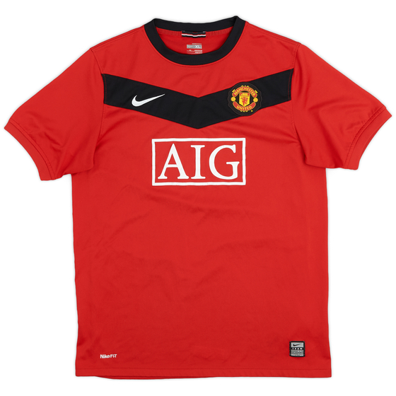 2009-10 Manchester United Home Shirt - 7/10 - (XL.Boys)