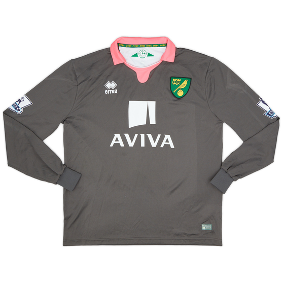 2015-16 Norwich GK Third Shirt #1 - 8/10 - (XL)