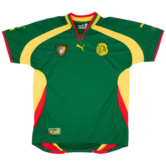 2000-02 Cameroon Home Shirt - 8/10 - (L)