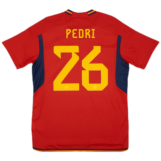 2022-23 Spain Home Shirt Pedri #26