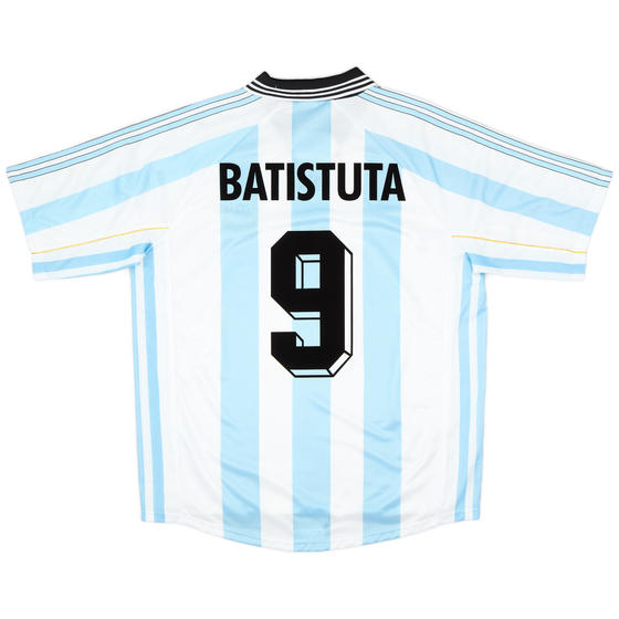 1998-99 Argentina Home Shirt Batistuta #9 - 9/10 - (XL)