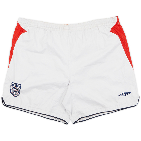 2005-07 England Alternate Home Shorts - 6/10 - (L)