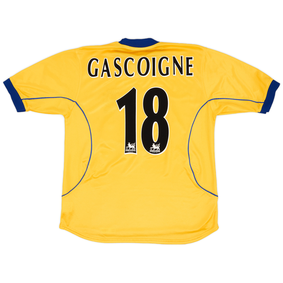 2000-01 Everton Away Shirt Gascoigne #18 - 7/10 - (L)