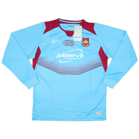 2004-06 West Ham 'Play-Off Winners' Away L/S Shirt (M)