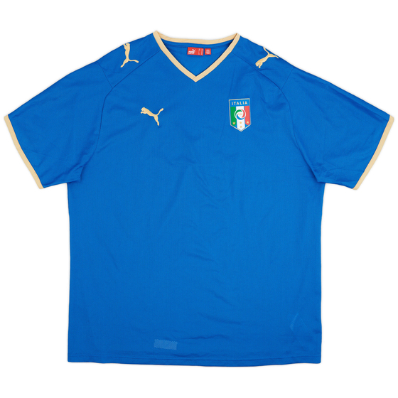 2007-08 Italy Basic Home Shirt - 10/10 - (XL)