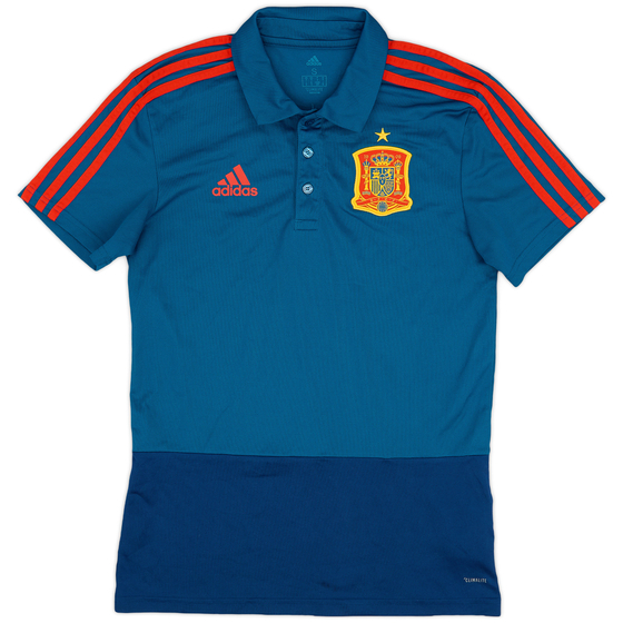 2018-19 Spain adidas Polo Shirt - 8/10 - (S)