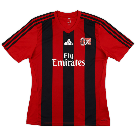 2015-16 AC Milan adidas Junior Camp Home Shirt - 6/10 - (S)