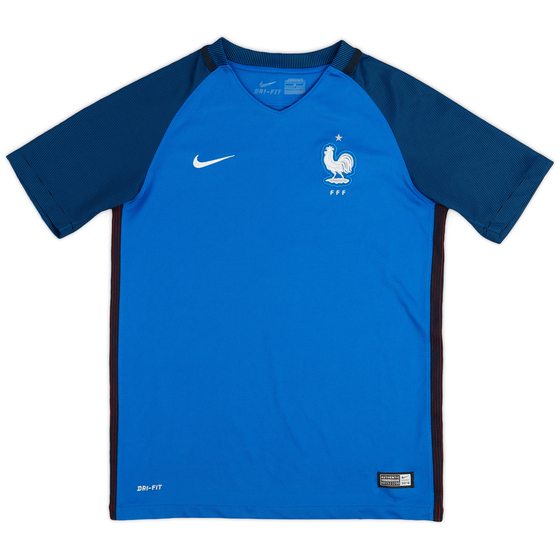 2016-17 France Home Shirt - 9/10 - (L.Boys)