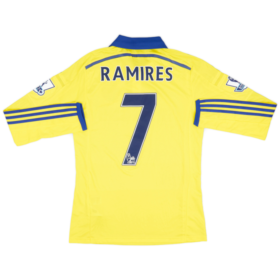 2014-15 Chelsea Match Issue Away L/S Shirt Ramires #7
