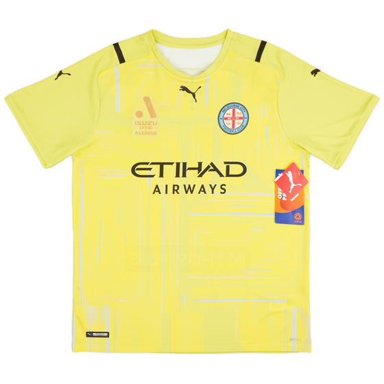 2021-22 Melbourne City Player Issue GK S/S Shirt