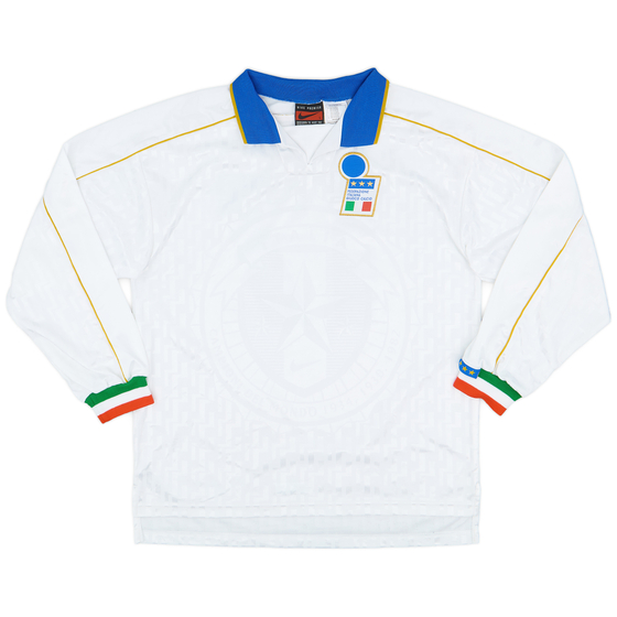 1994-96 Italy Player Issue Away L/S Shirt #17 - 9/10 - (L)