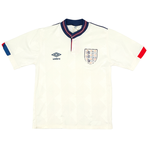 1987-90 England Home Shirt - 6/10 - (M.Boys)