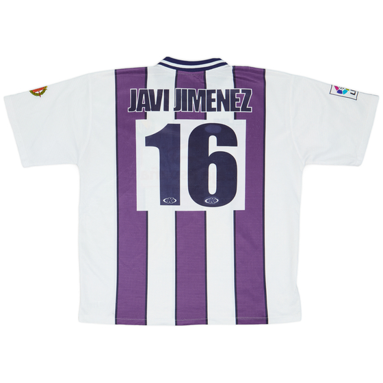 1999-00 Real Valladolid Home Shirt Javi Jimenez #16 - 8/10 - (XL)