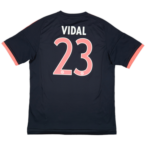 2015-16 Bayern Munich Third Shirt Vidal #23 - 8/10 - (L)