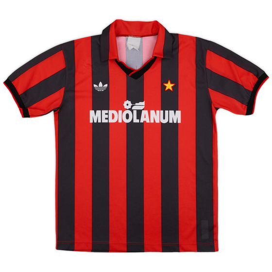 1990-91 AC Milan Home Shirt - 8/10 - (M)