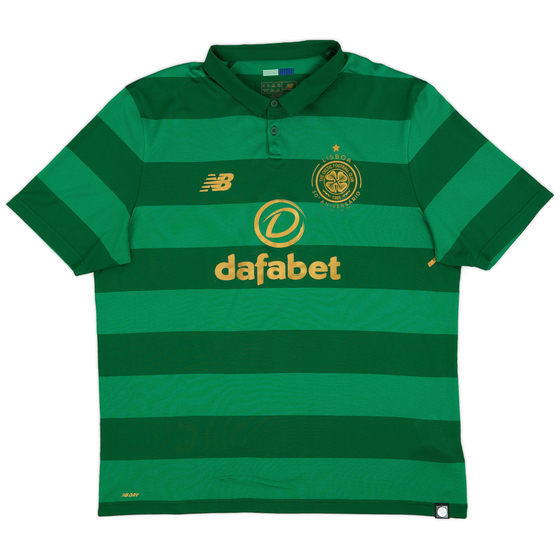 2017-18 Celtic 'Lisbon Lions 50th Anniversary' Away Shirt - 8/10 - (XL)