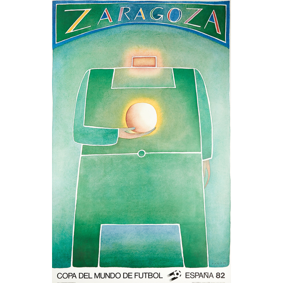 1982 Spain World Cup Original Poster (Zaragoza)