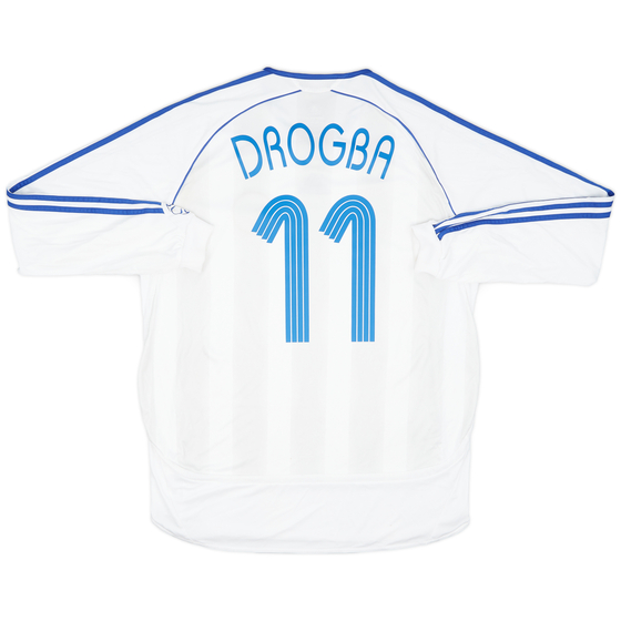 2006-07 Chelsea Player Issue Away L/S Shirt Drogba #11 - 8/10 - (XL)