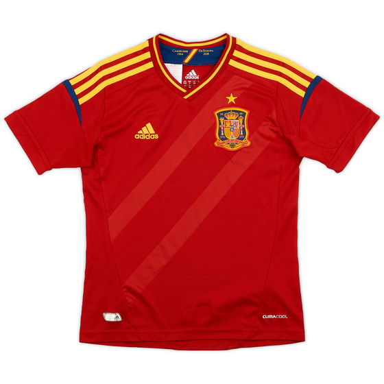 2011-12 Spain Home Shirt - 9/10 - (S.Boys)