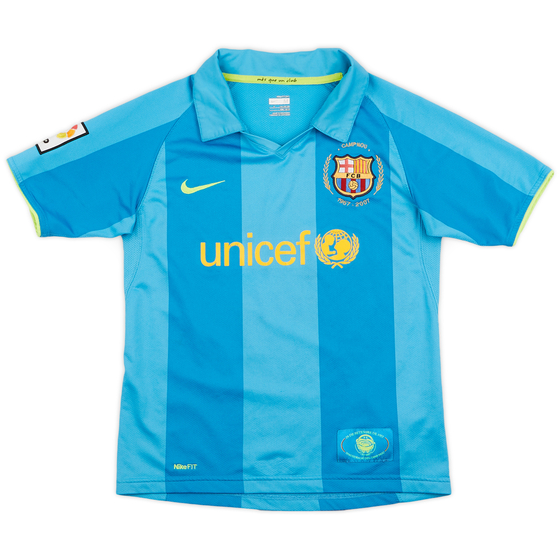 2007-09 Barcelona Away Shirt - 6/10 - (M.Boys)
