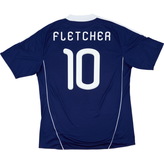 2010-11 Scotland Home Shirt Fletcher #10 - 6/10 - (XL)