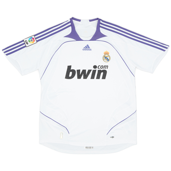 2007-08 Real Madrid Home Shirt - 8/10 - (L)