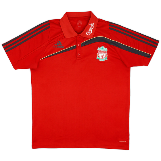 2009-10 Liverpool adidas Polo Shirt - 9/10 - (L)