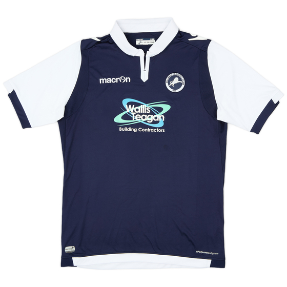 2015-16 Millwall Home Shirt - 8/10 - (XL)
