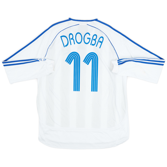2006-07 Chelsea Player Issue Away L/S Shirt Drogba #11 - 8/10 - (XL)