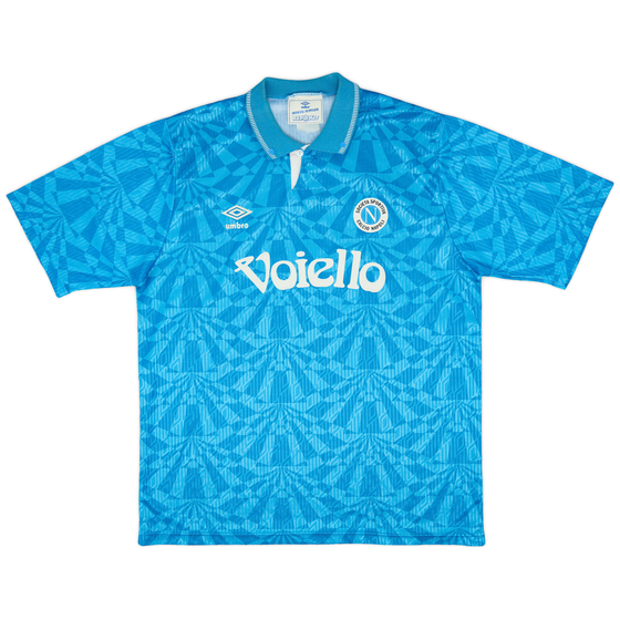 1991-93 Napoli Home Shirt #8 - 9/10 - (L)