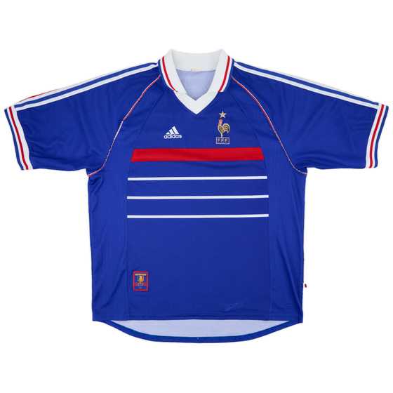 1998-00 France Home Shirt - 8/10 - (XXL)