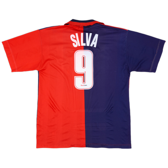 1996-98 Cagliari Home Shirt Silva #9 - 7/10 - (XL)