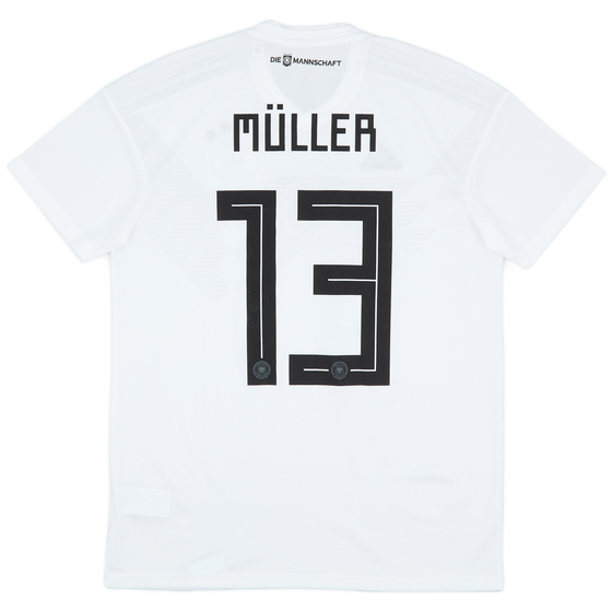 2018-19 Germany Home Shirt Muller #13 - 9/10 - (M)
